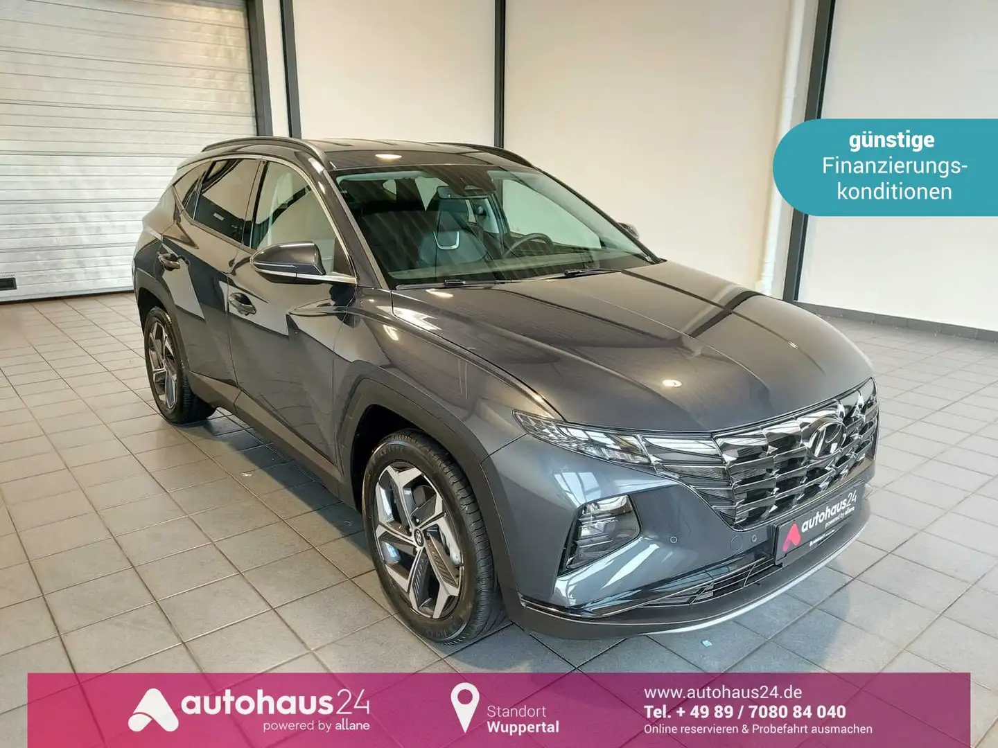 Hyundai TUCSON 1.6 T-GDI Prime Leder|ACC|Kamera|Sitzhzg Grau - 1