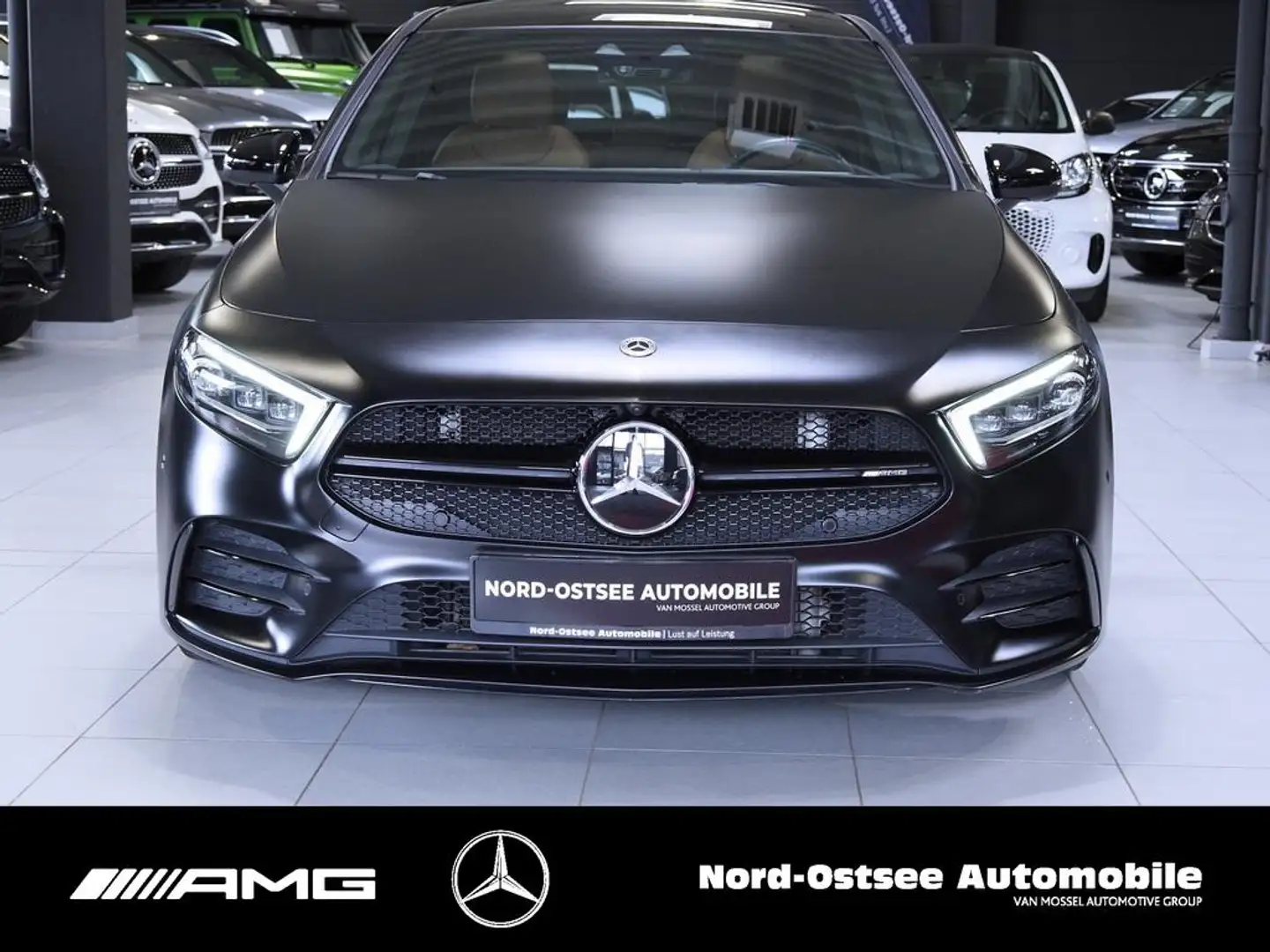 Mercedes-Benz A 35 AMG LIMO 4M 360° NIGHT MULTIBEAM PANO HUD Negro - 2