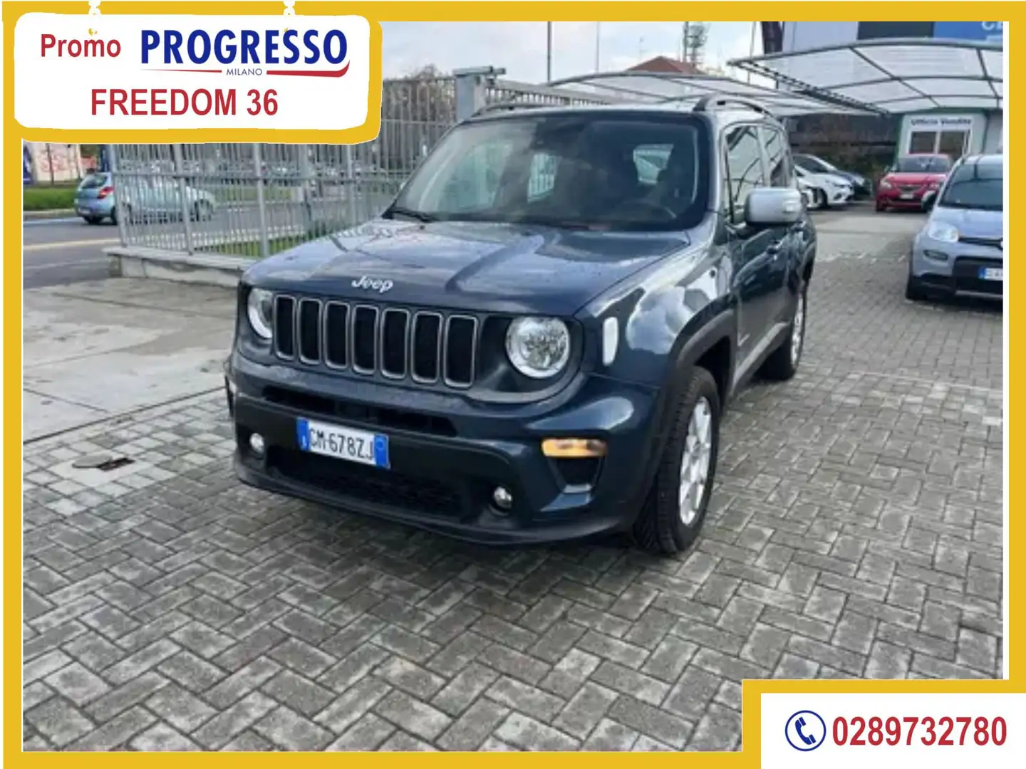 Jeep Renegade Renegade 1.3 T4 190CV PHEV 4xe AT6 Limited Bleu - 1