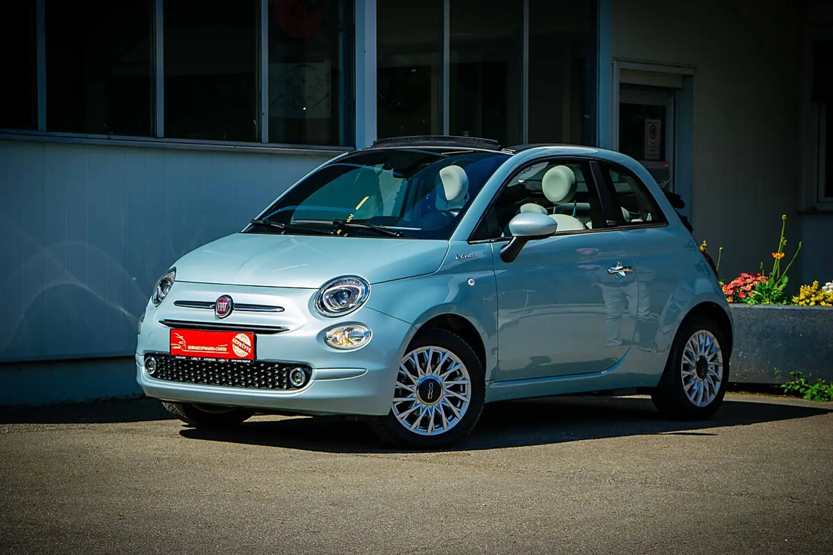 Fiat 500C FireFly Hybrid 70 Dolcevita *CABRIO*LAGERND* Grün - 2