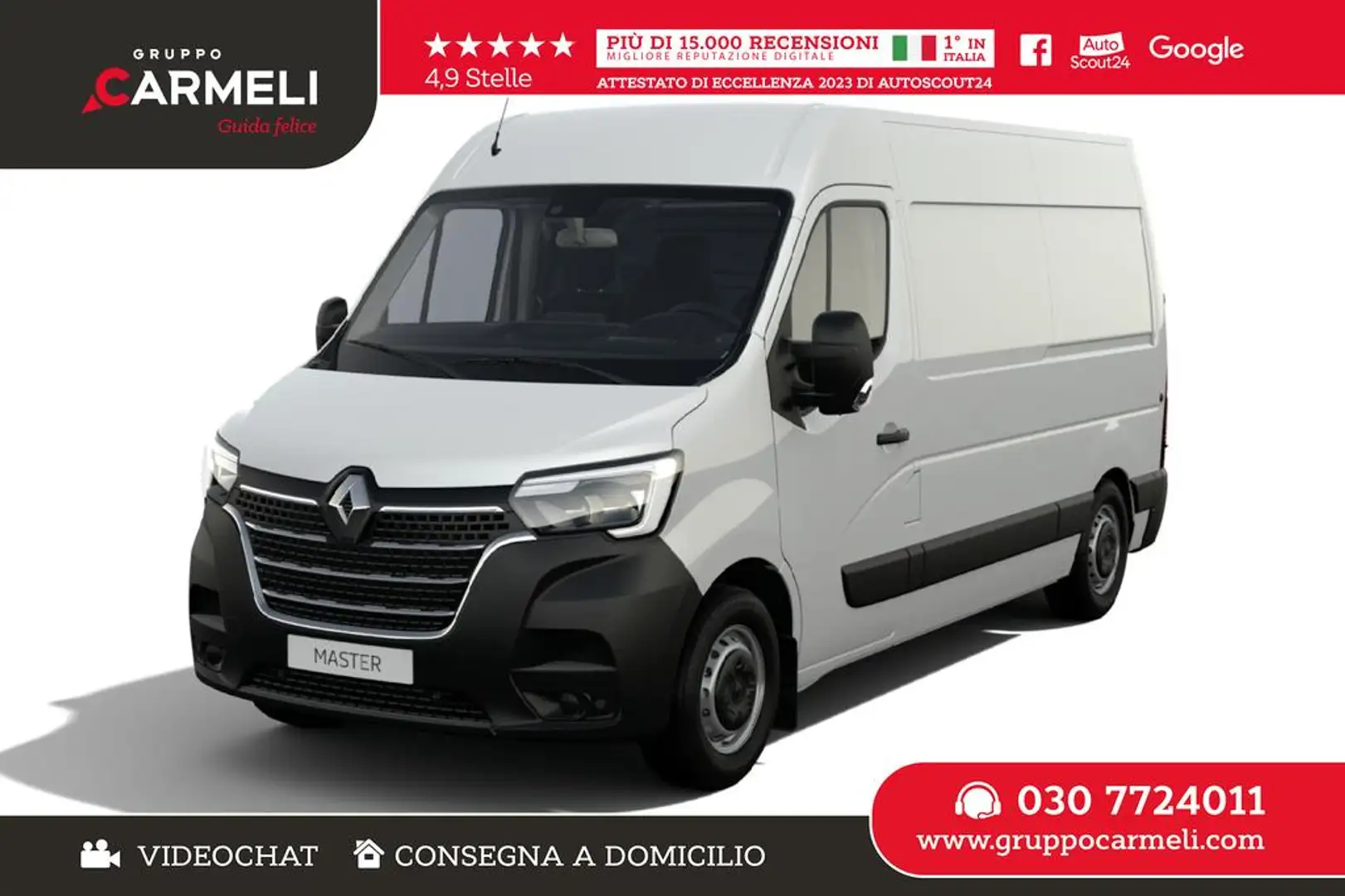 Renault Master T35 2.3 dci 150cv L2H2 Energy Ice E6d-temp - Blanco - 1