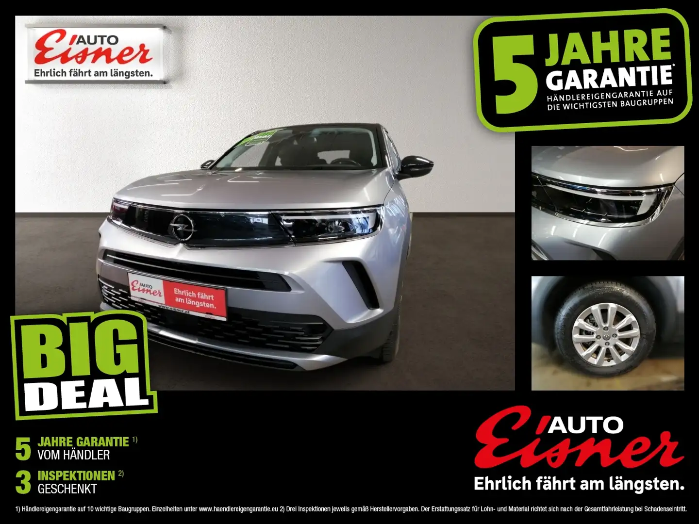 Opel Mokka E Freizeit und Familie Silber - 1