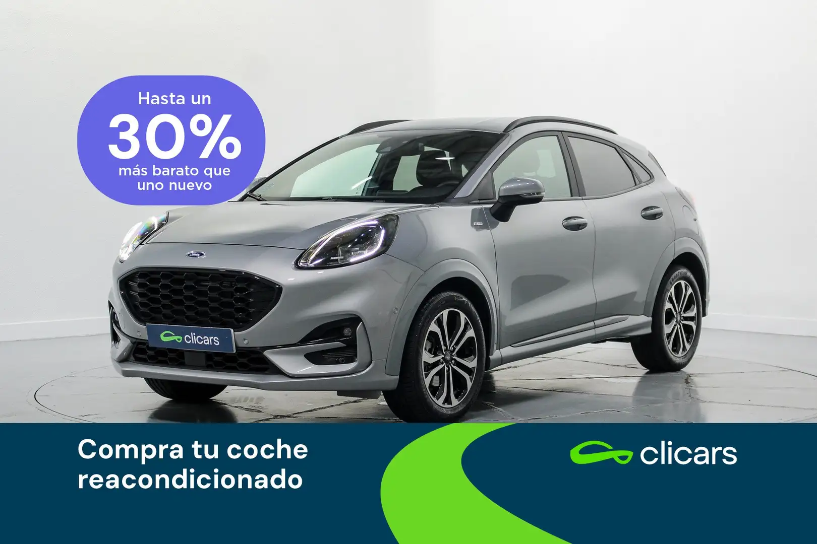 Ford Puma 1.0 EcoBoost MHEV ST-Line Aut. 125 Plateado - 1