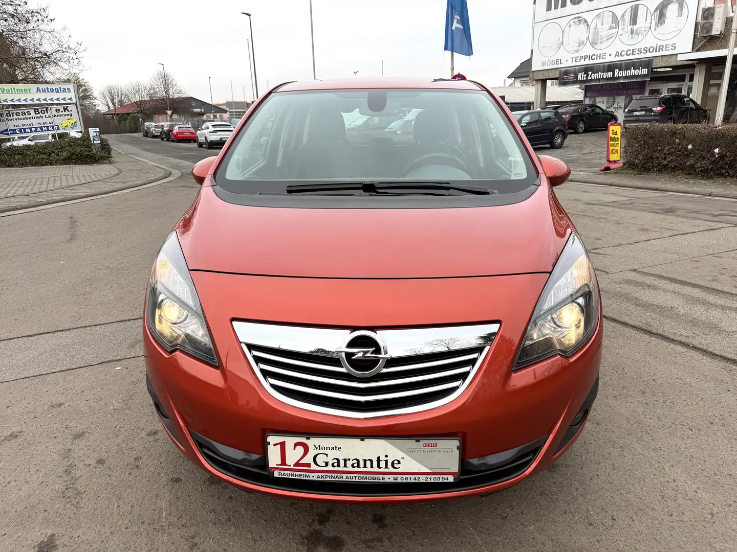 Opel Meriva B 1.4 Turbo INNOVATION Automatik (PDC*TEIL-LEDER) Orange - 2