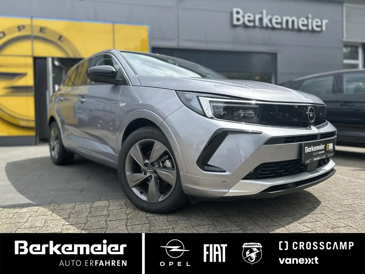 Opel Grandland 1.2 Elegance ** Navi/Kamera/LED ** Grau - 1