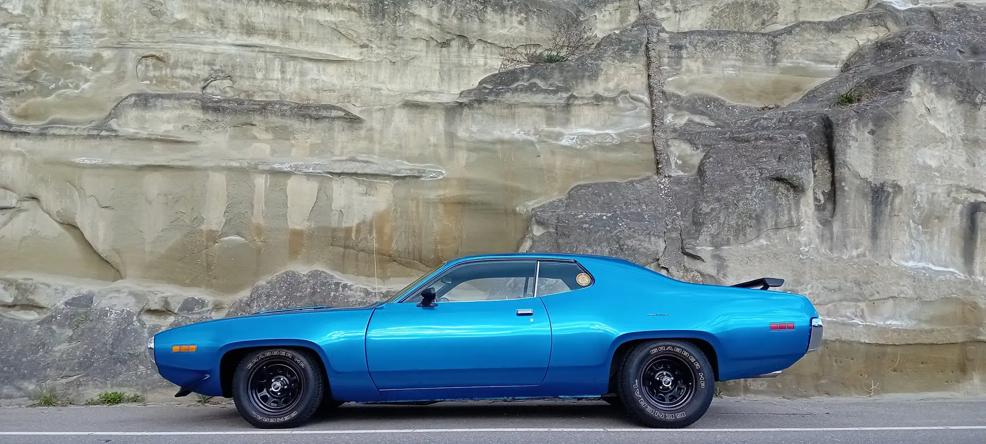 Plymouth Road Runner 1971 Plymouth Roadrunner 383 matching numbers Blau - 2