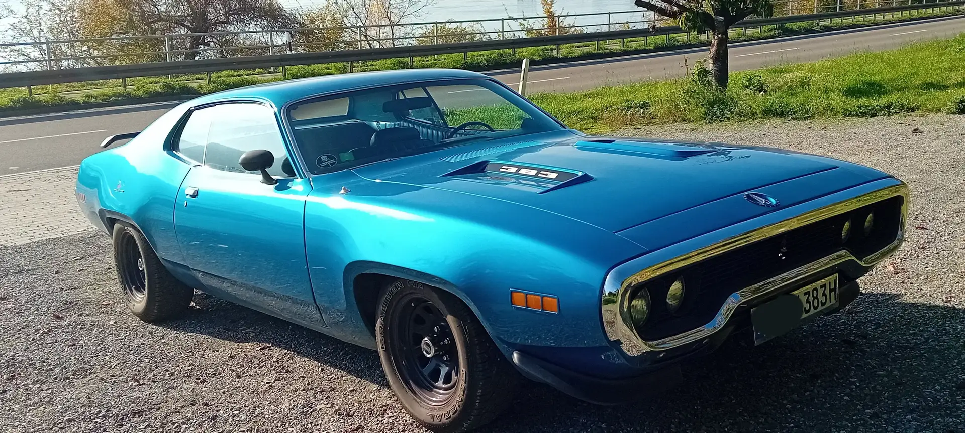 Plymouth Road Runner 1971 Plymouth Roadrunner 383 matching numbers Blau - 1