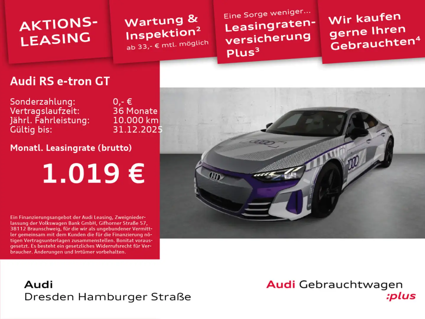 Audi RS e-tron GT 440 kW quattro ice race edition Silber - 1