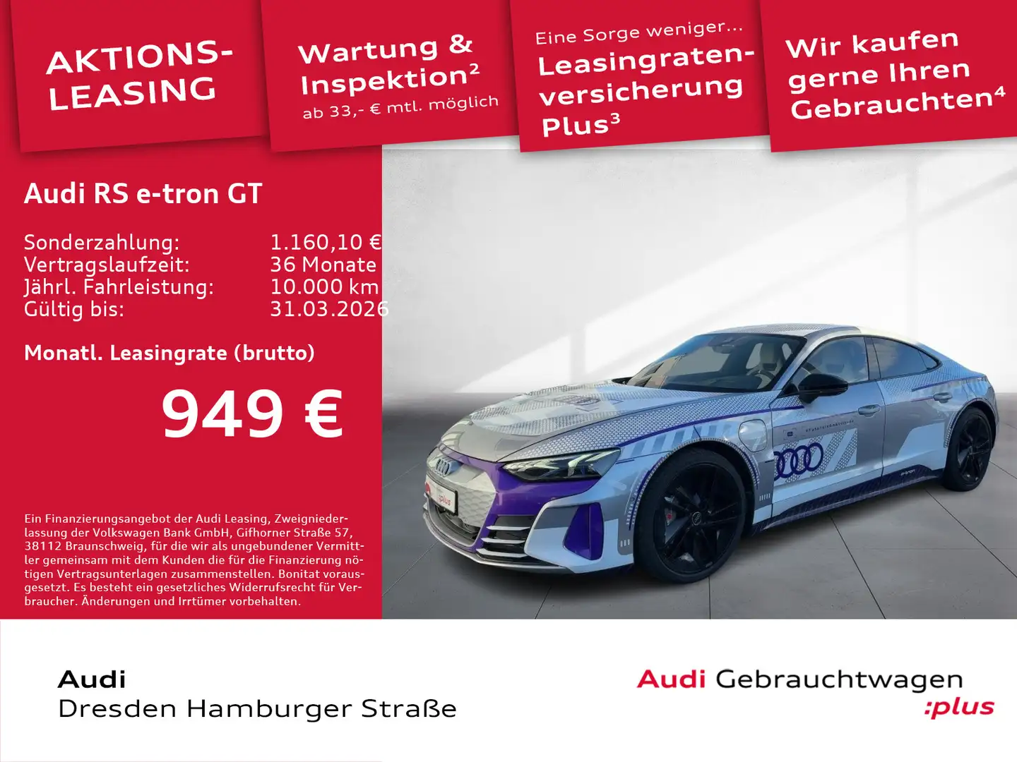 Audi RS e-tron GT 440 kW quattro ice race edition Silber - 1
