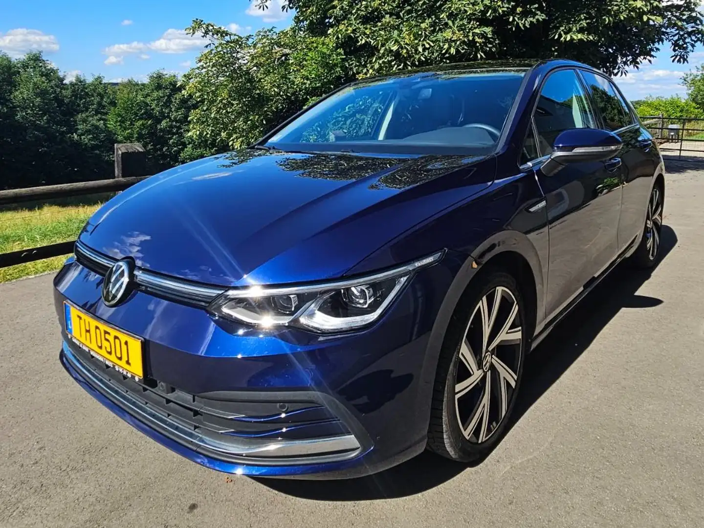 Volkswagen Golf Golf 2.0 TDI SCR DSG Style Bleu - 1
