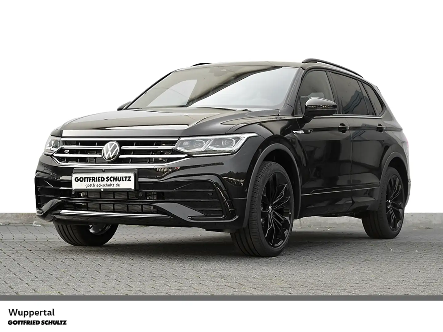 Volkswagen Tiguan Allspace R-LINE 2.0L TDI DSG 4Motion Pano AHK Standheizung Schwarz - 1