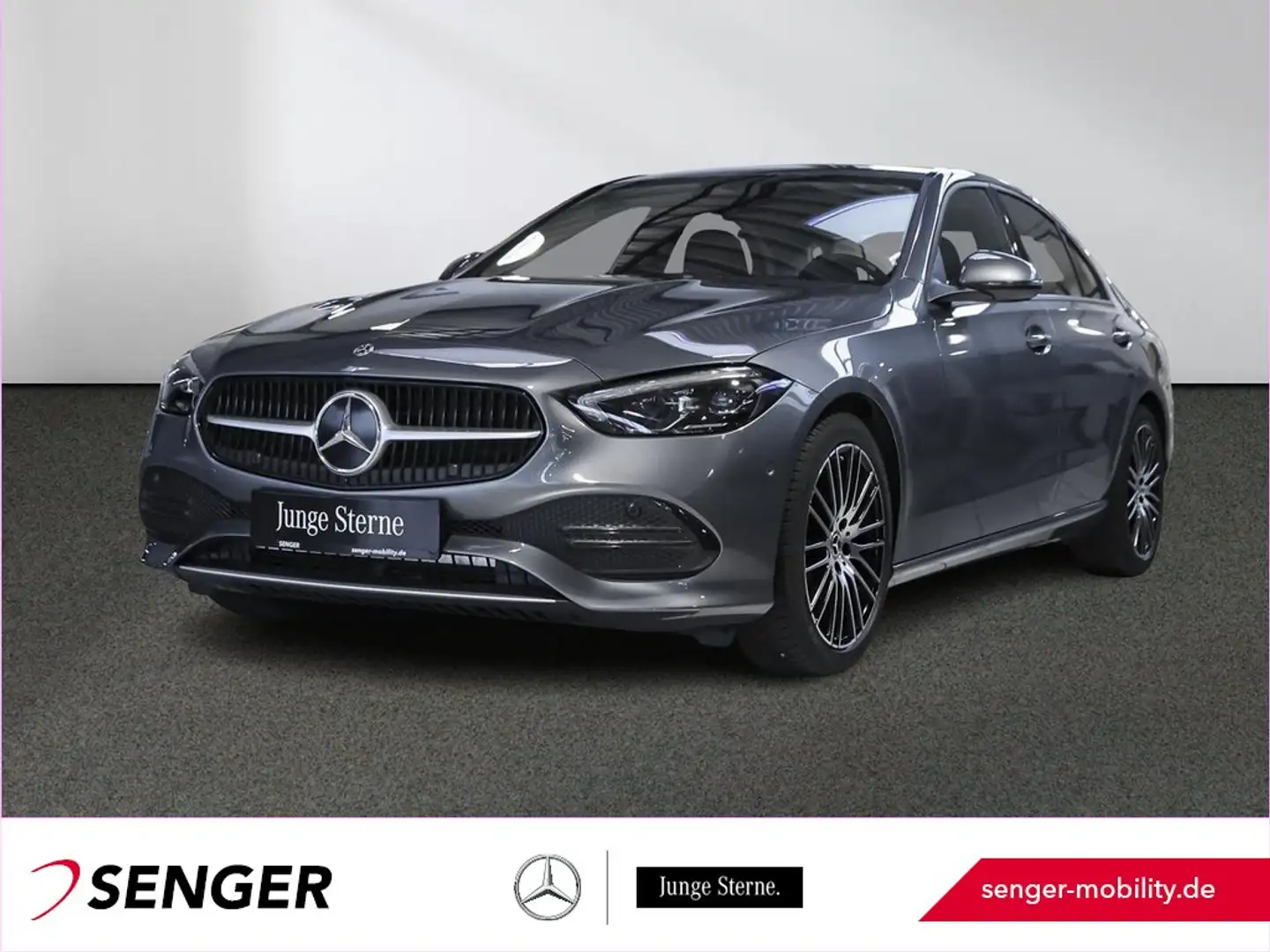 Mercedes-Benz C 180 Rückfahrkamera Sitzheizung MBUX-Navi LED Szary - 1