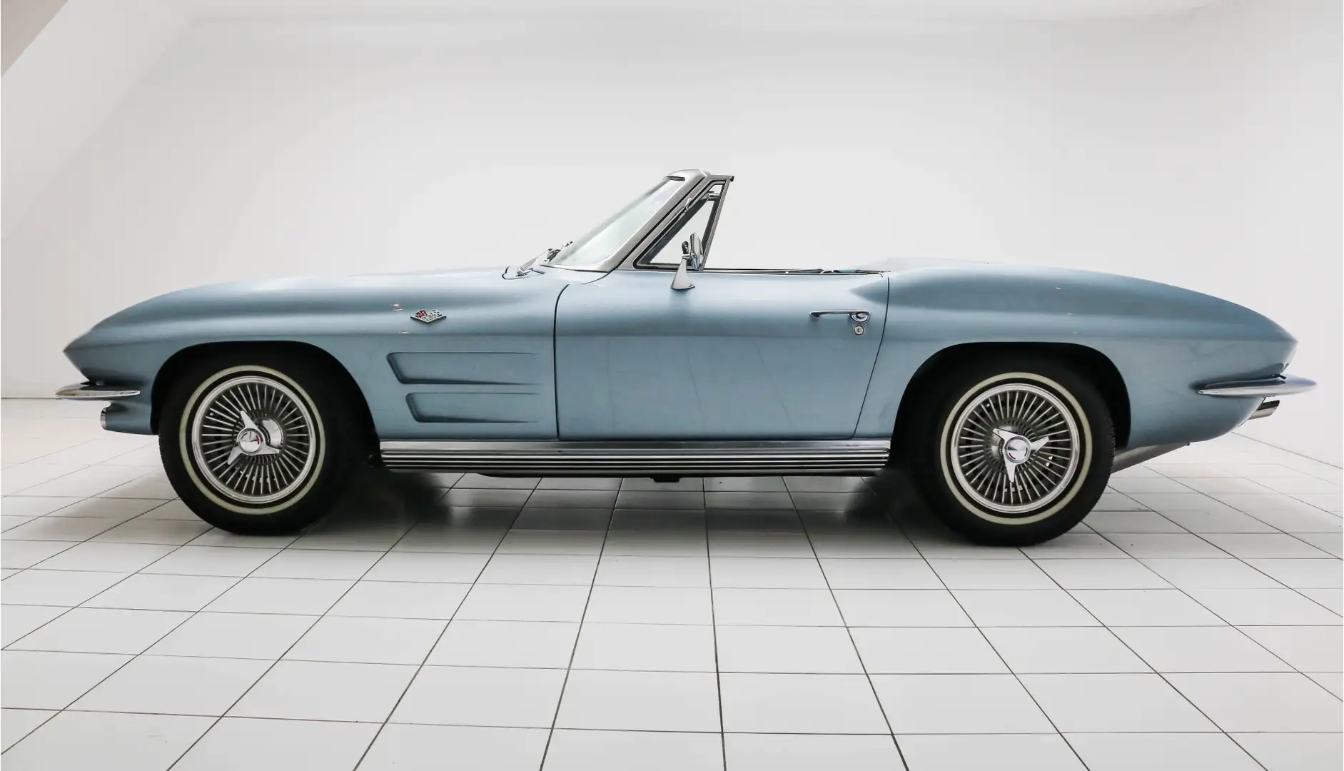 Corvette C2 Sting Ray Convertible Body-off restored - Power st Azul - 2