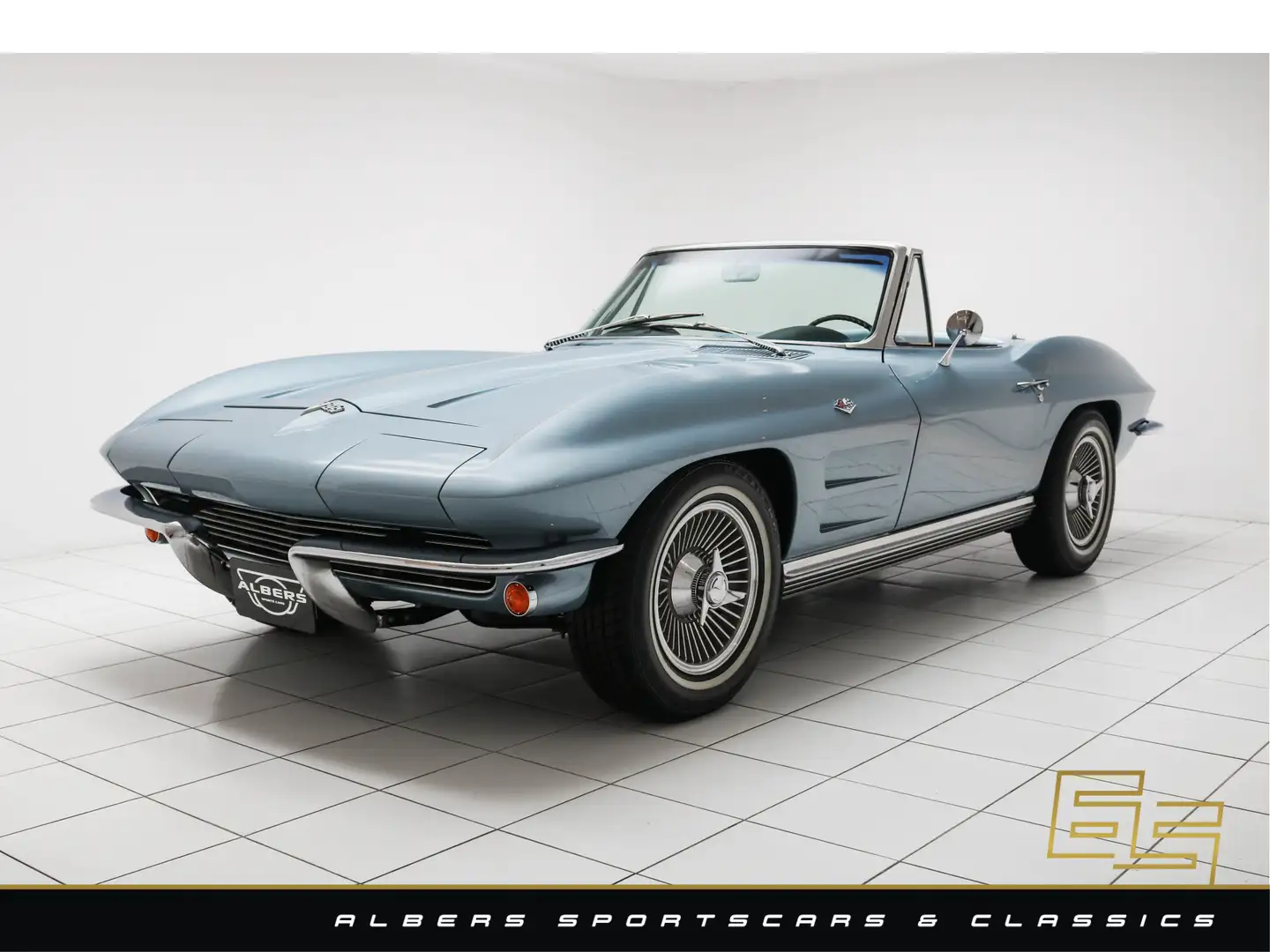 Corvette C2 Sting Ray Convertible Body-off restored - Power st Azul - 1
