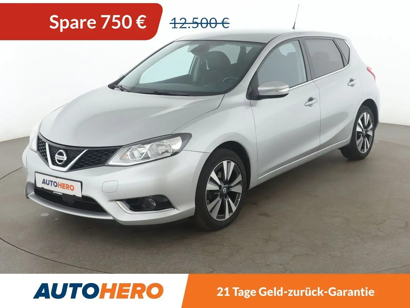 Nissan Pulsar 1.2 N-Connecta Aut.*NAVI*TEMPO*ALU*LIM*KLIMA* Grau - 1