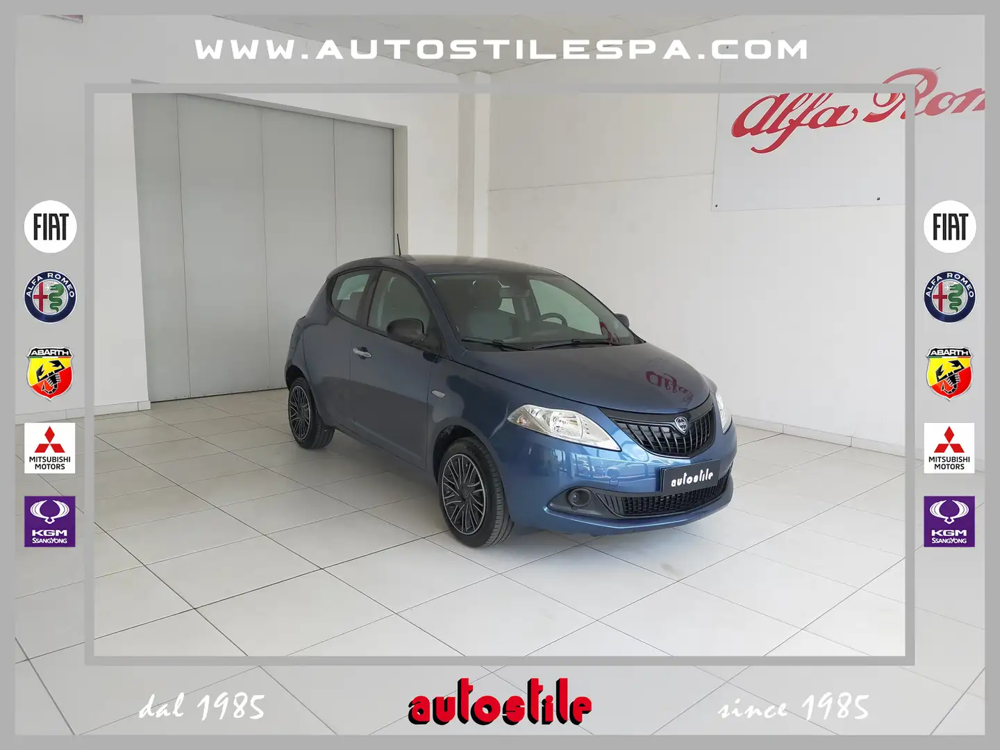 Lancia Ypsilon 1.0 FireFly 5 porte S&S Hybrid Silver Plus KM0 Modrá - 1