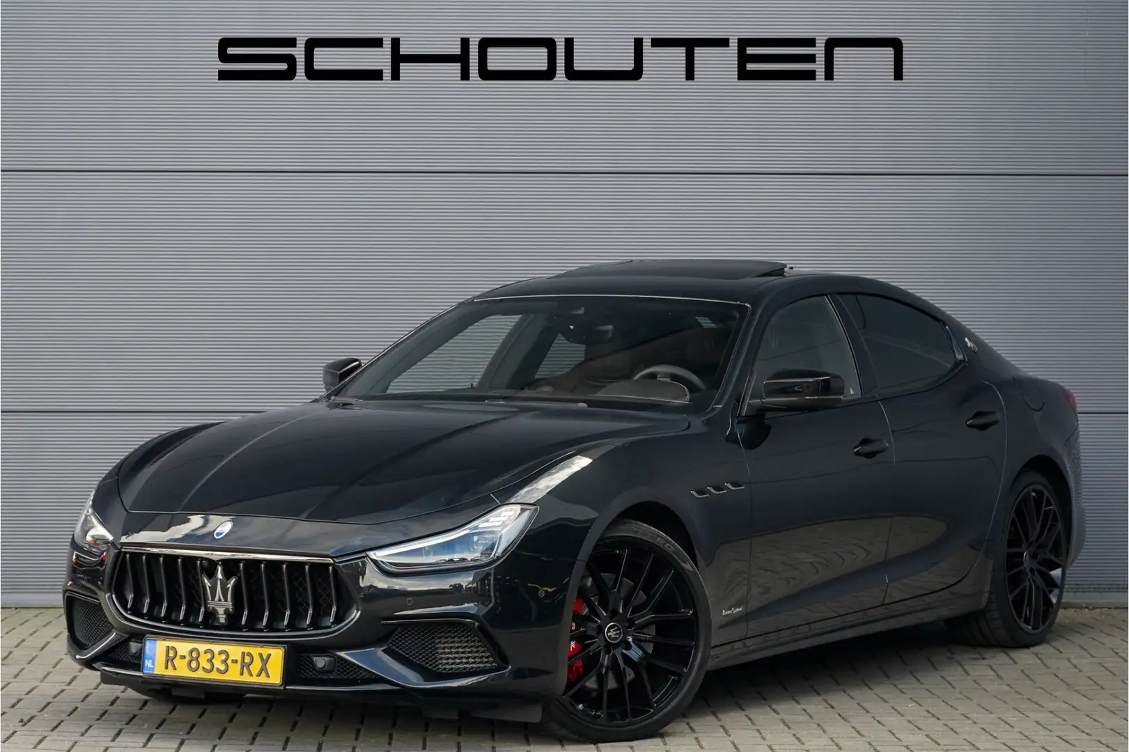 Maserati Ghibli 3.0 V6 Modena SQ4 430PK H/K Schuifdak Stoelventila Negro - 1