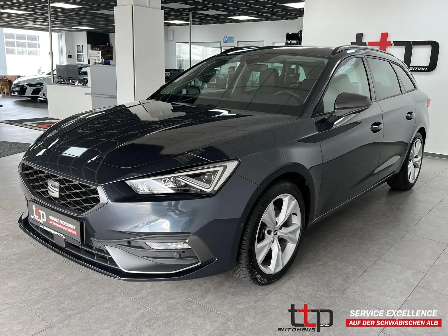 SEAT Leon ST 2.0 TDI FR Navi LED Lenkradheizung AHK Grau - 1