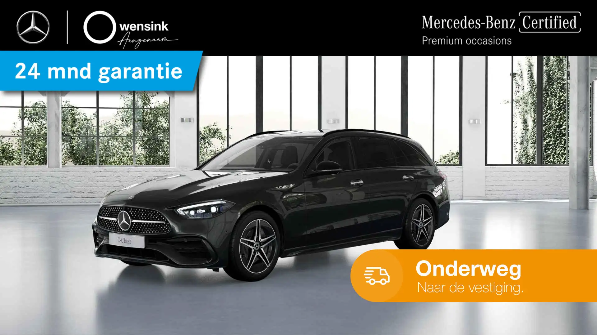 Mercedes-Benz C 300 Estate e AMG Line | Stoelkoeling | Trekhaak | Lede Grijs - 1