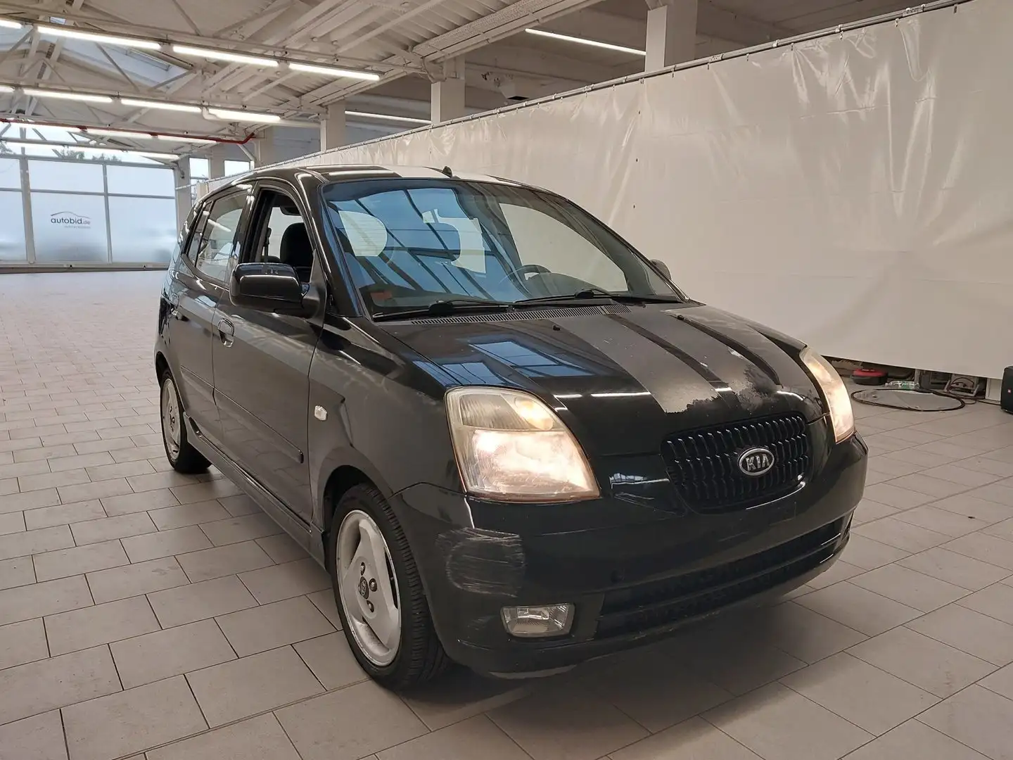 Kia Picanto 1.1i. 65PS. Klima Servo. ABS. ZV. EFH. Tüv NEU Schwarz - 1