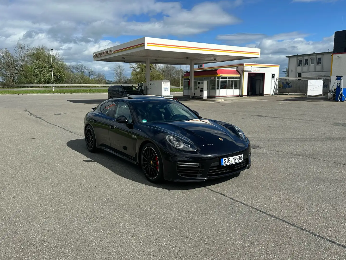 Porsche Panamera GTS org /carbon Paket/klappen Auspuf/ Schwarz - 1