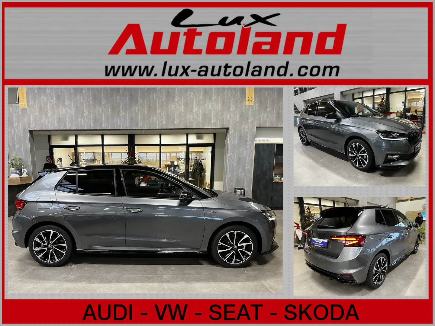 Skoda Fabia Monte Carlo 1.0 TSI DSG 17´ 5JG App Kamera Gris - 1