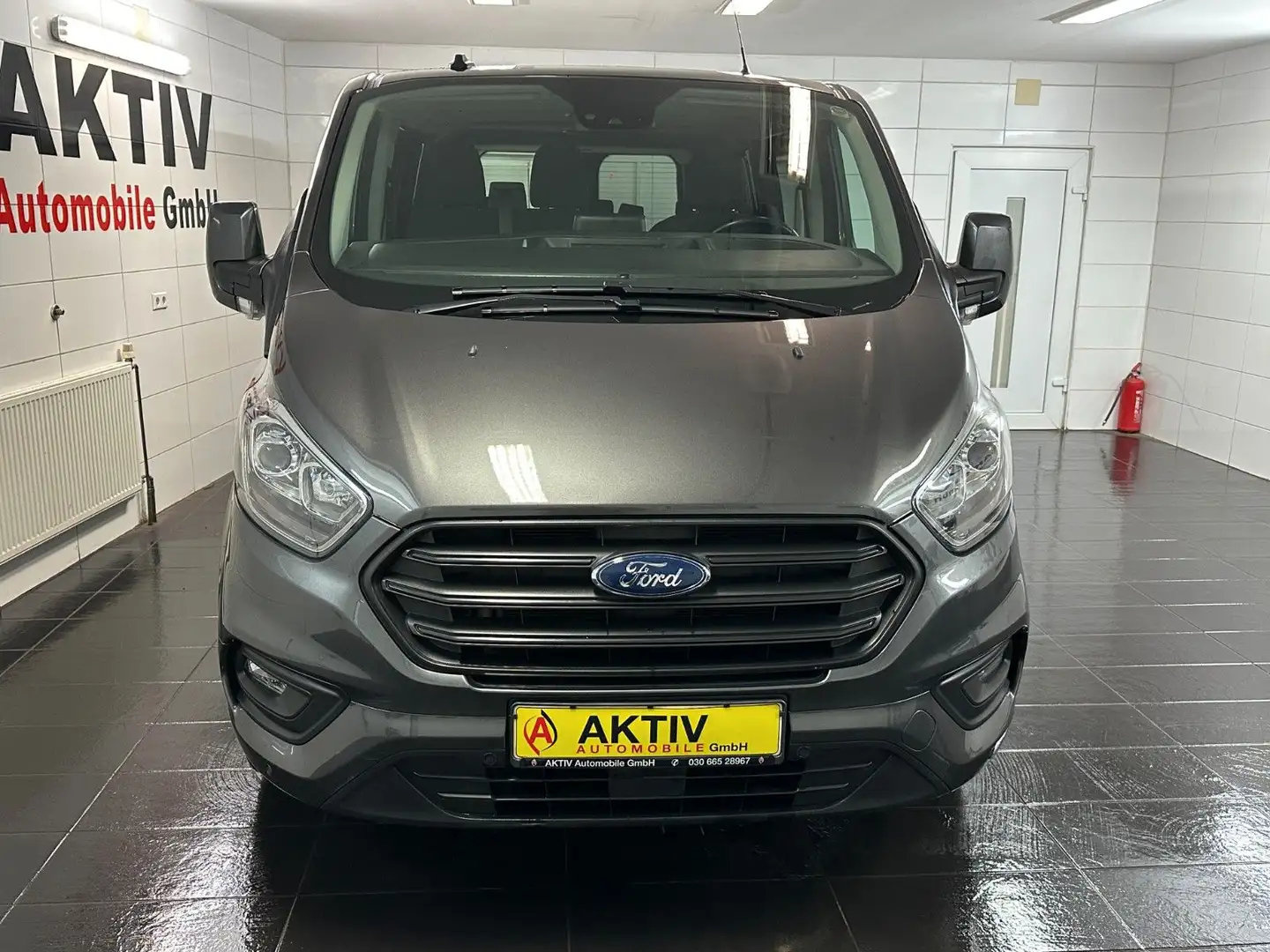 Ford Transit Custom 2.0 TDCi 340 L2 Trend Doka Gris - 2