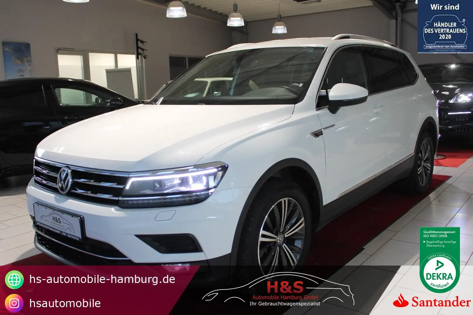 Volkswagen Tiguan Allspace Highline 4Motion 7-Sitzer White - 1