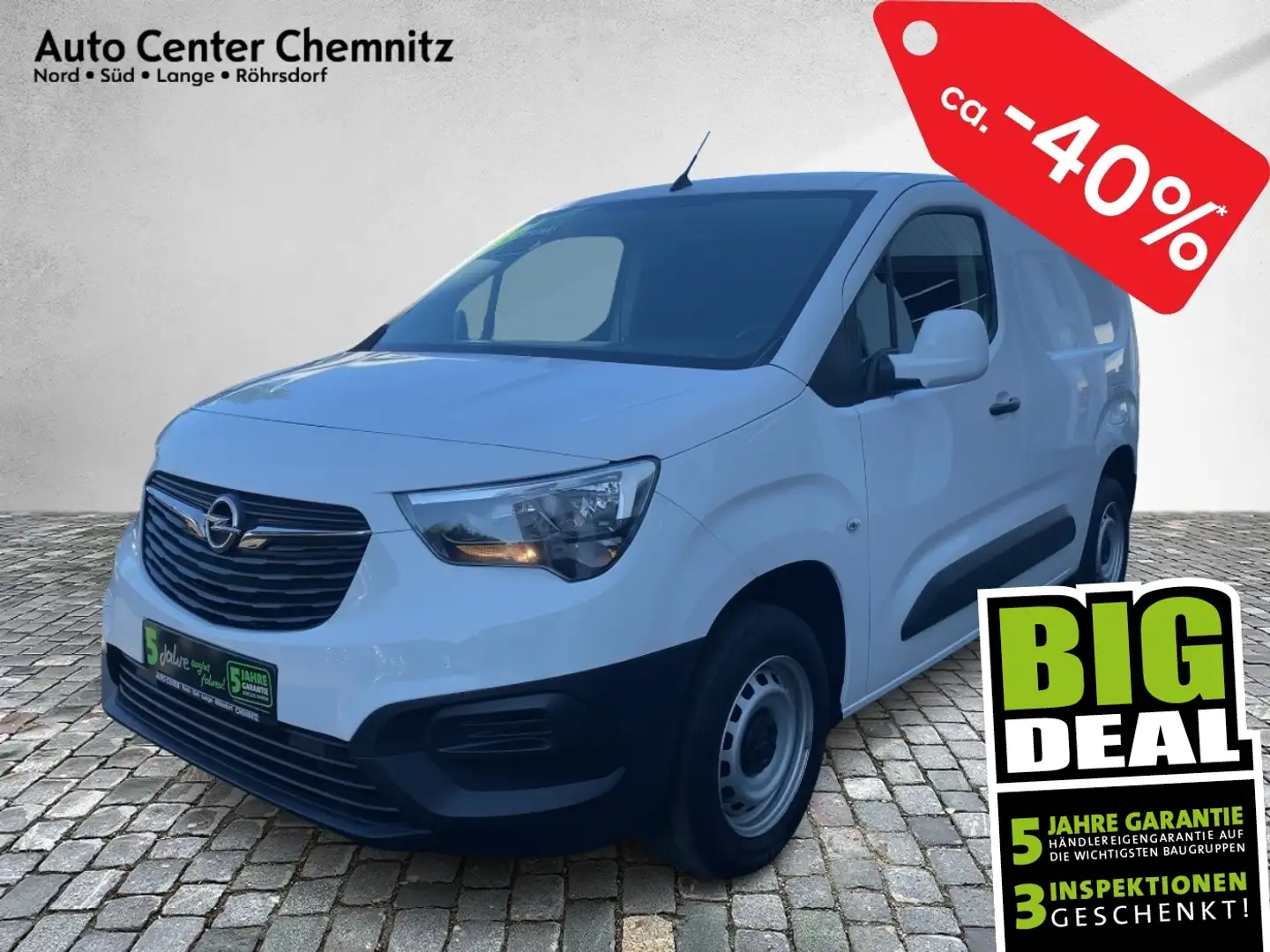Opel Combo E Cargo 1.5 D Edition Tempomat/PDC/Klima Blanco - 1