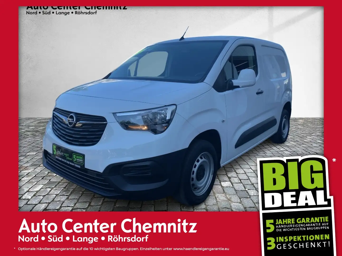Opel Combo E Cargo 1.5 D Edition Tempomat/PDC/Klima Wit - 1