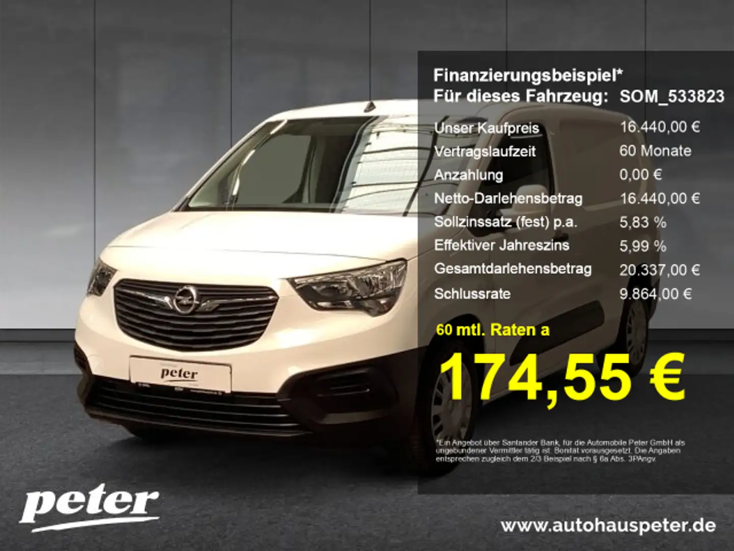 Opel Combo Combo Cargo XL 1.2 Turbo Edition Klima Sitzheizung Blanc - 1
