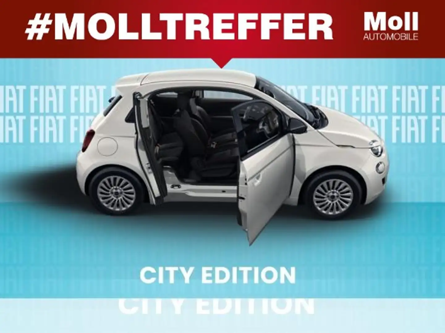 Fiat 500e ⚡City Edition 3+1⚡ Weiß - 1