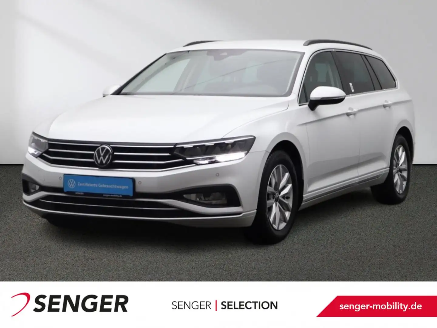 Volkswagen Passat Variant Business 2.0 TDI DSG LED AHK Navi Alb - 1