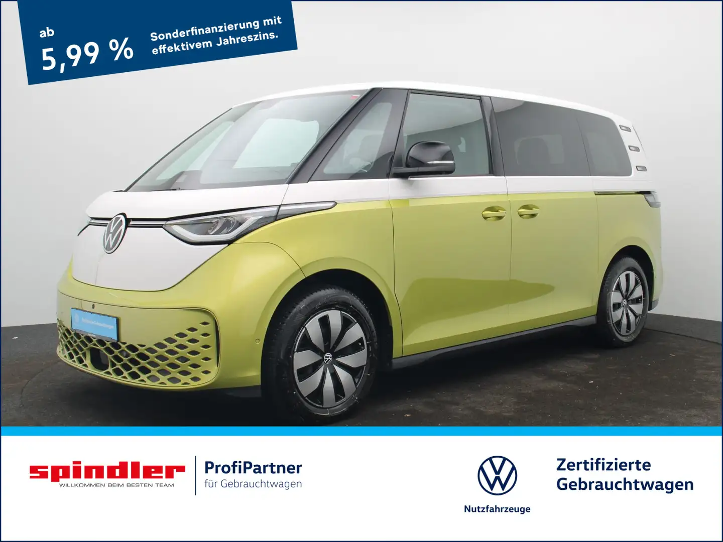 Volkswagen ID. Buzz ID.Buzz Pro / Standklima, Navi, 360°, LED, AHK Weiß - 1