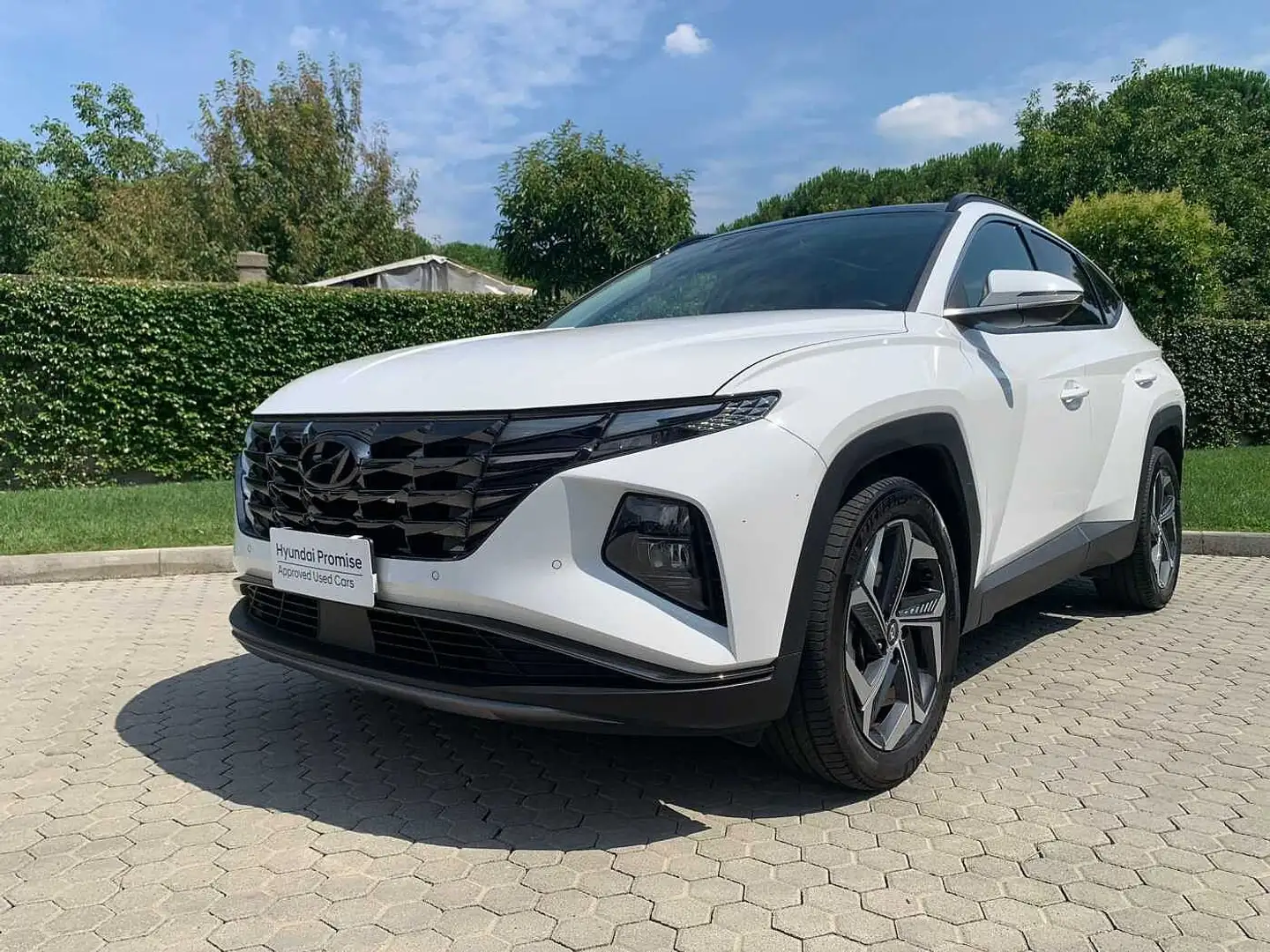 Hyundai TUCSON 3ª serie 1.6 HEV 4WD aut. Exellence Bianco - 1