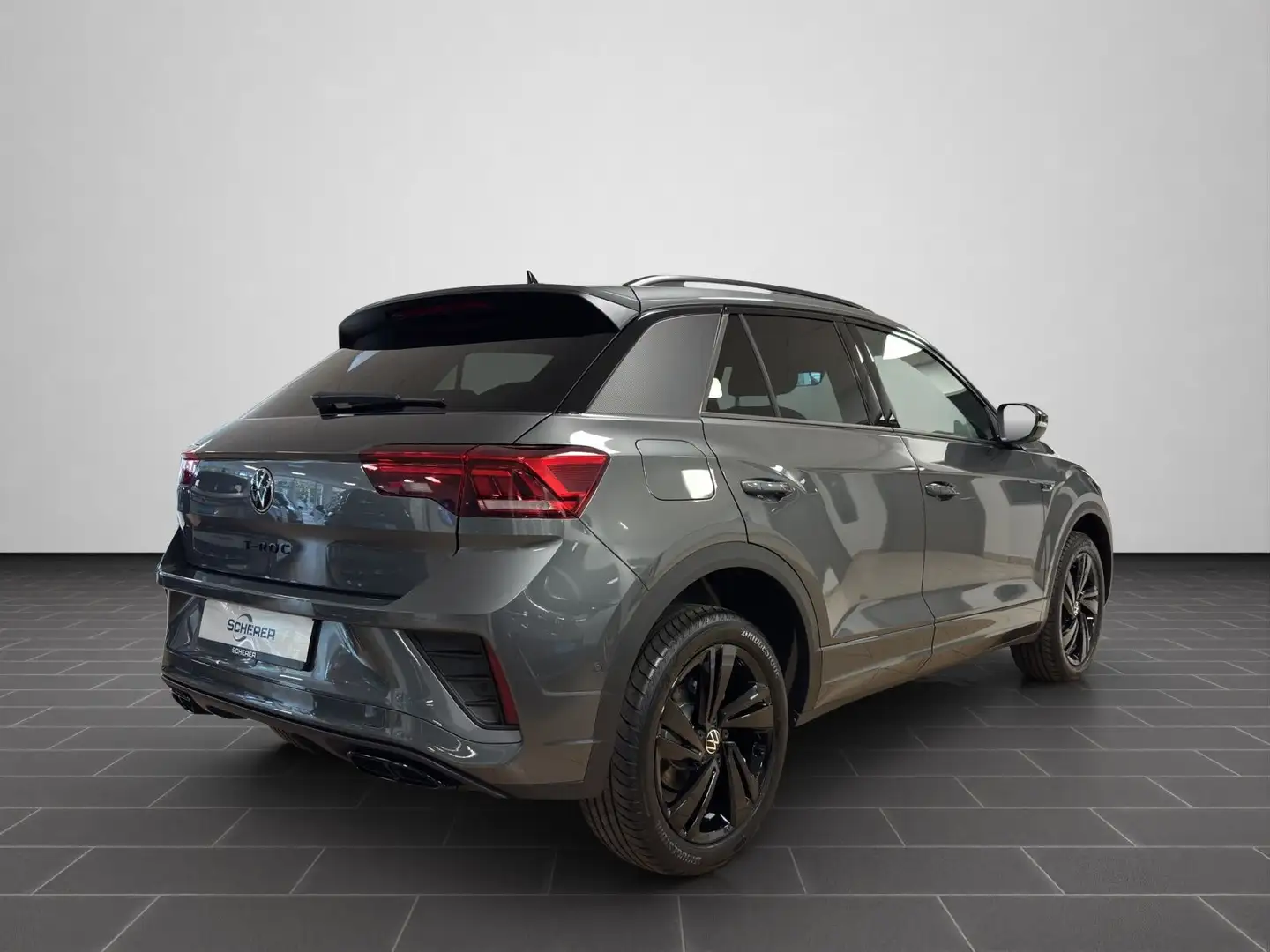 Volkswagen T-Roc 1.5 TSI R-Line DSG BlackStyle RearView ACC Grau - 2