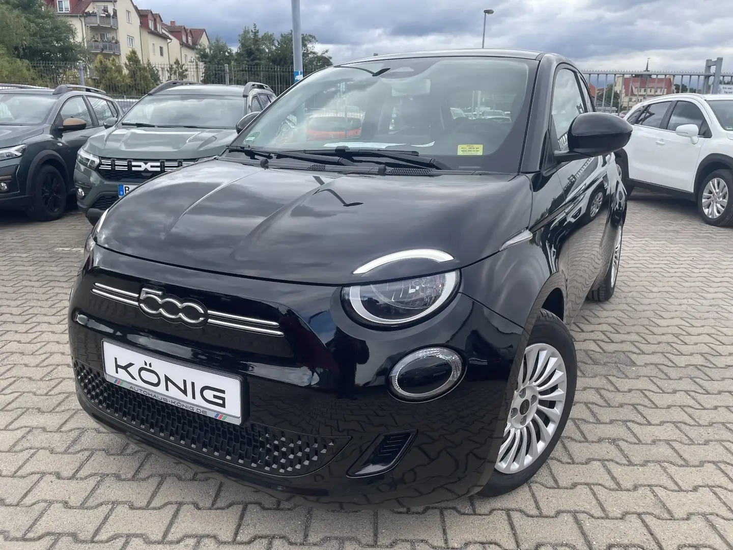 Fiat 500e Neuer 500 320km Reichweite Schwarz - 1