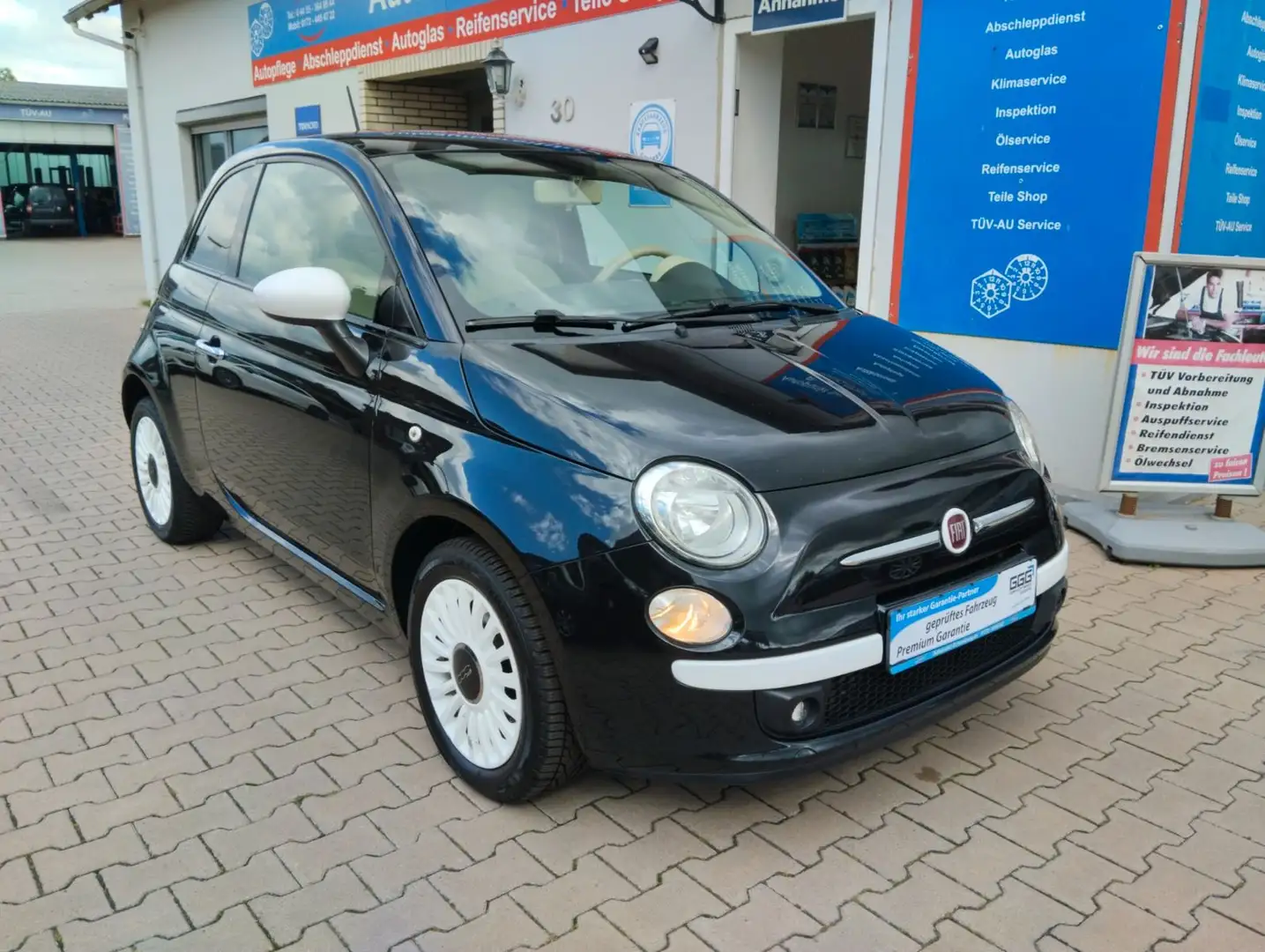 Fiat 500 TÜV-AU 10-2026 Schwarz - 1