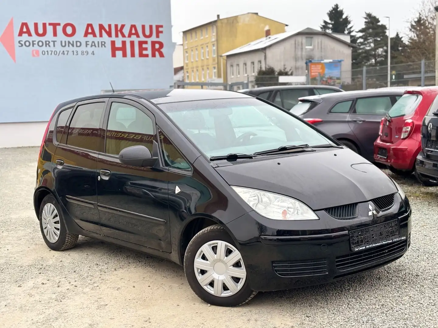Mitsubishi Colt 1.3 KLIMA,5-TÜRER,Anhängerkup. TÜV-NEU Schwarz - 2
