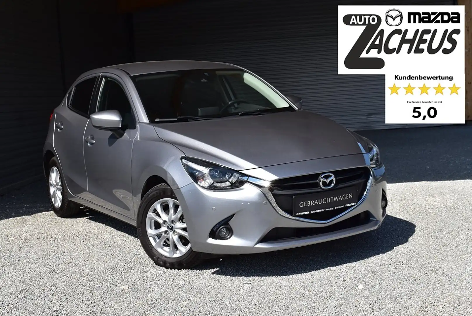 Mazda 2 SKYACTIV-G 90 EXCLUSIVE Licht-Paket LED Zilver - 1