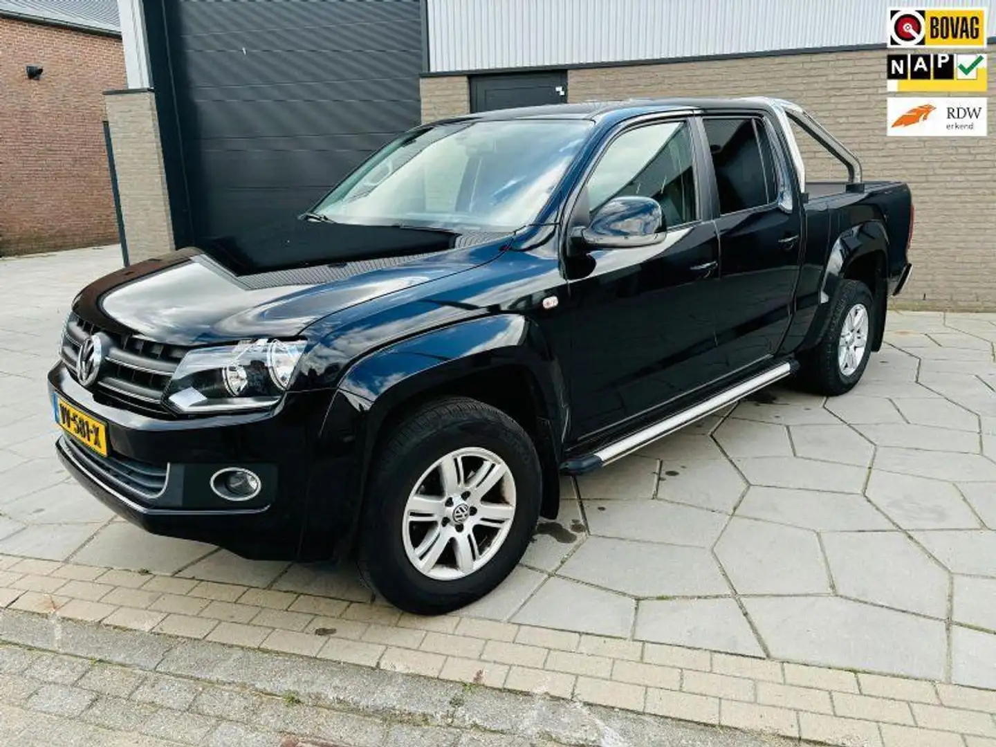 Volkswagen Amarok 2.0 TDI 4Motion| Dubbel-Cabine|Highline|Trekhaak|N Zwart - 1