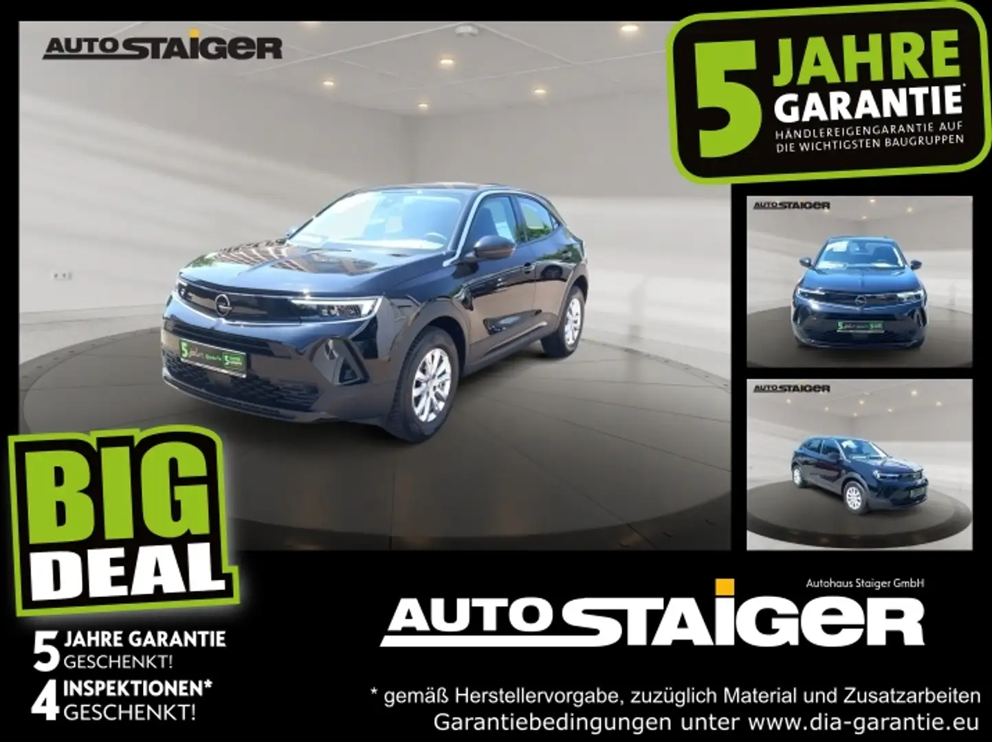 Opel Mokka 1.2 Turbo Edition Klimaanlage, PDC, SHZ Nero - 1
