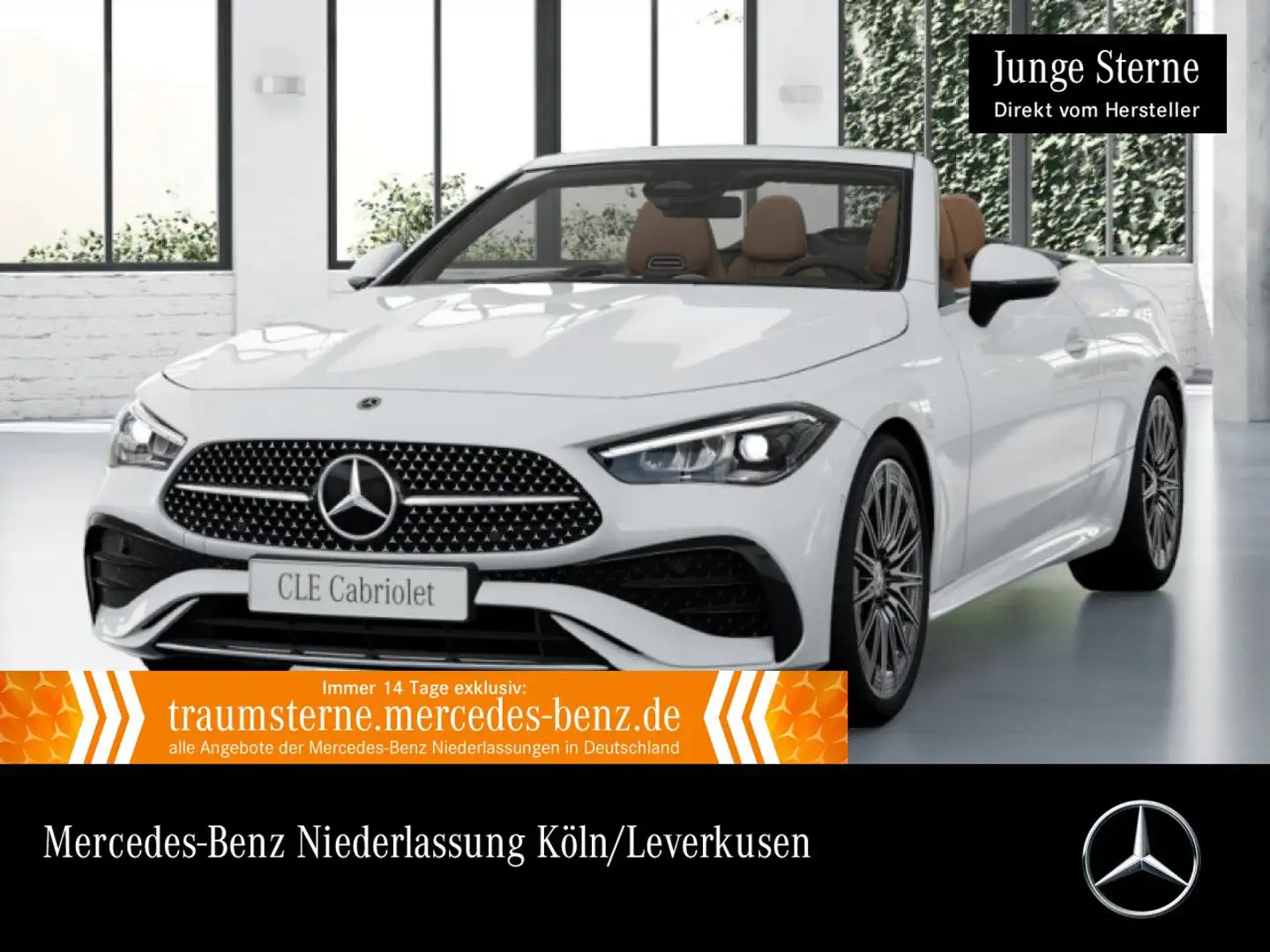Mercedes-Benz CLE 200 AMG+LED+KAMERA+SITZKLIMA+TOTW+KEYLESS+9G Weiß - 1