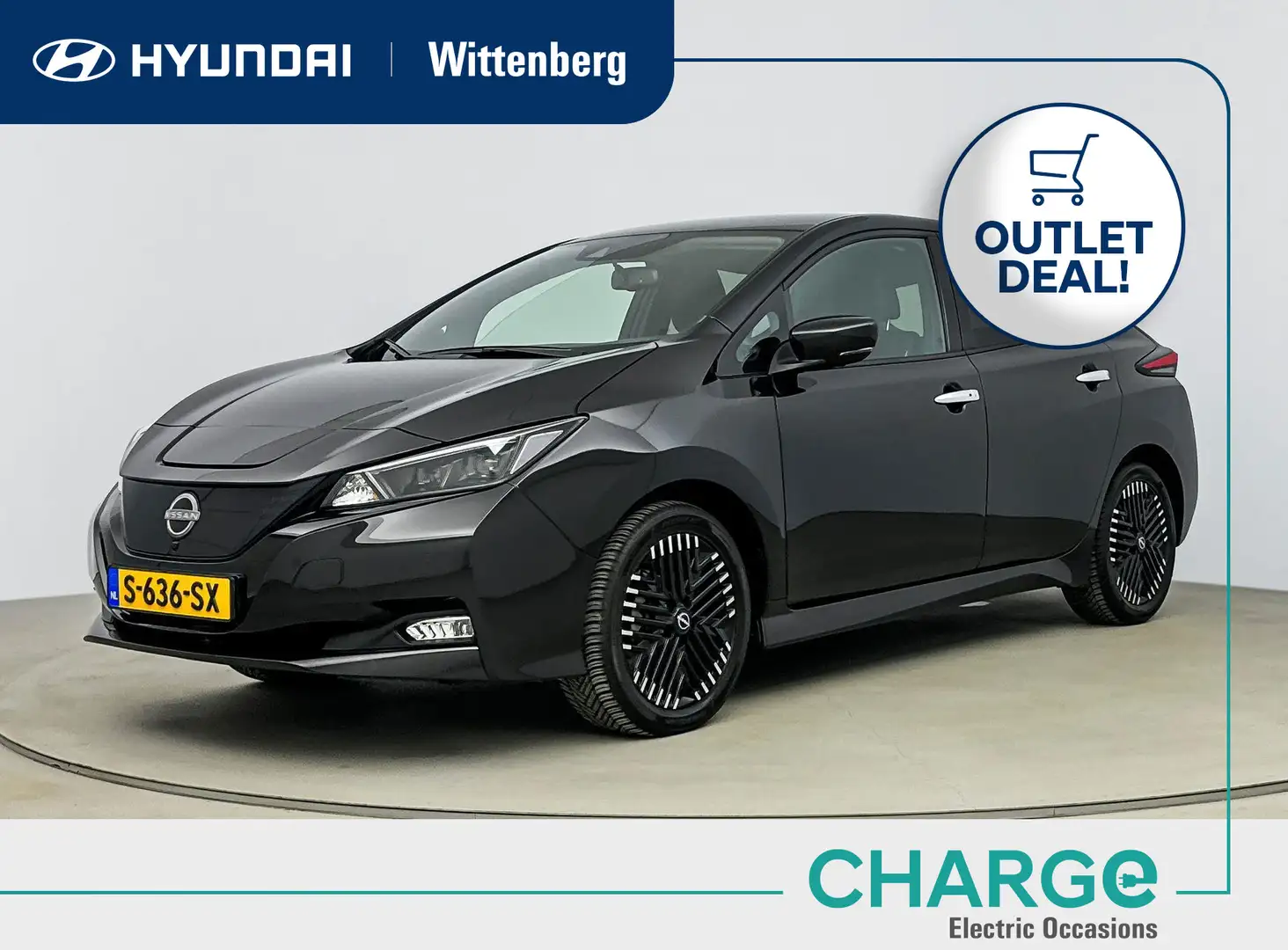 Nissan Leaf TEKNA 39 kWh | NAVI | CLIMA | CAMERA  | 17'' LMVEL Zwart - 1