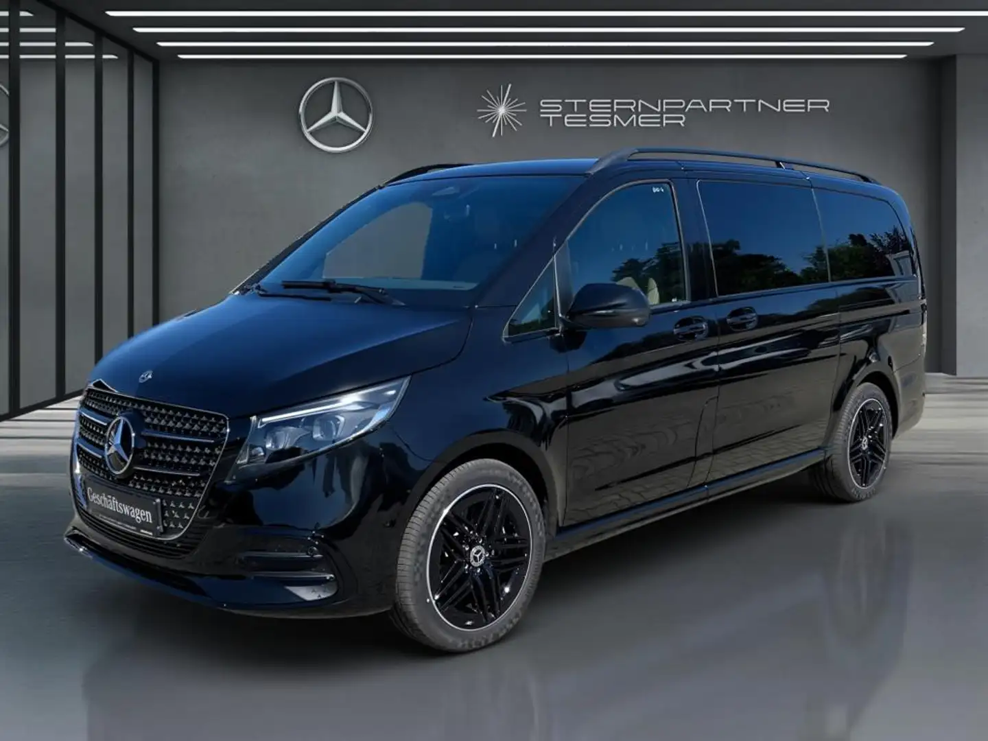 Mercedes-Benz V 300 d 4M EXCLUSIVE Lang AMG+AHK+Pano+AIRMATIC Schwarz - 1