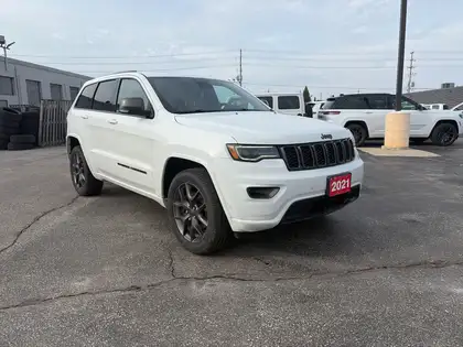 White 2021 Jeep Grand Cherokee Limited 4WD SUV / Crossover Four-Wheel Drive 8-Speed Automatic