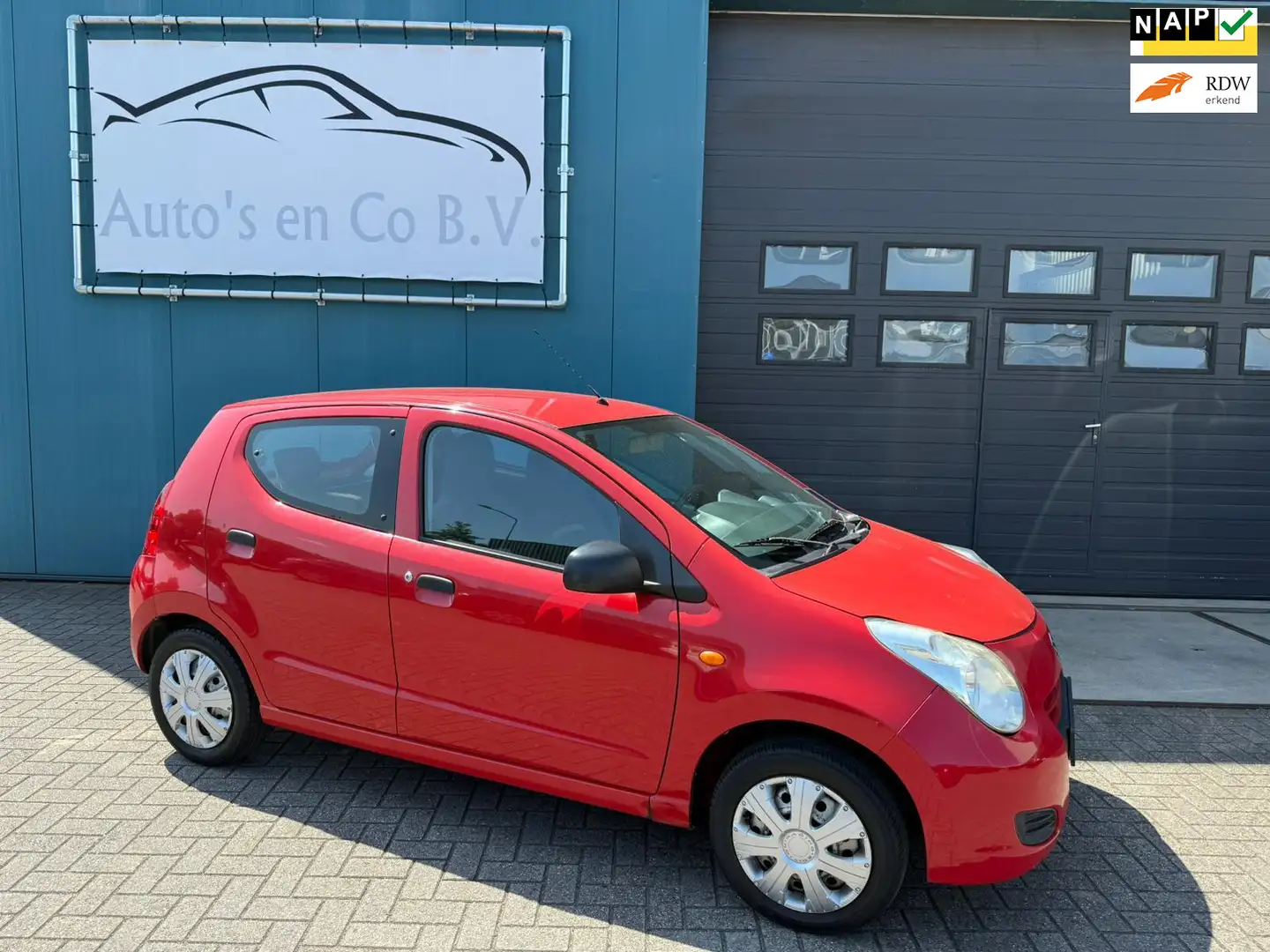 Suzuki Alto 1.0 Comfort 5-deurs 2010 Stuurbekr Trekhaak Apk 03 Rood - 1