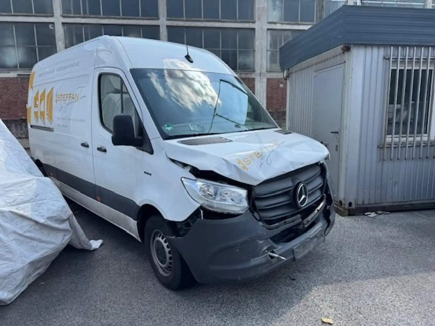 Mercedes-Benz Sprinter eSprinter 312 Hoch Lang Automatik Klima 1. Hand Wit - 1