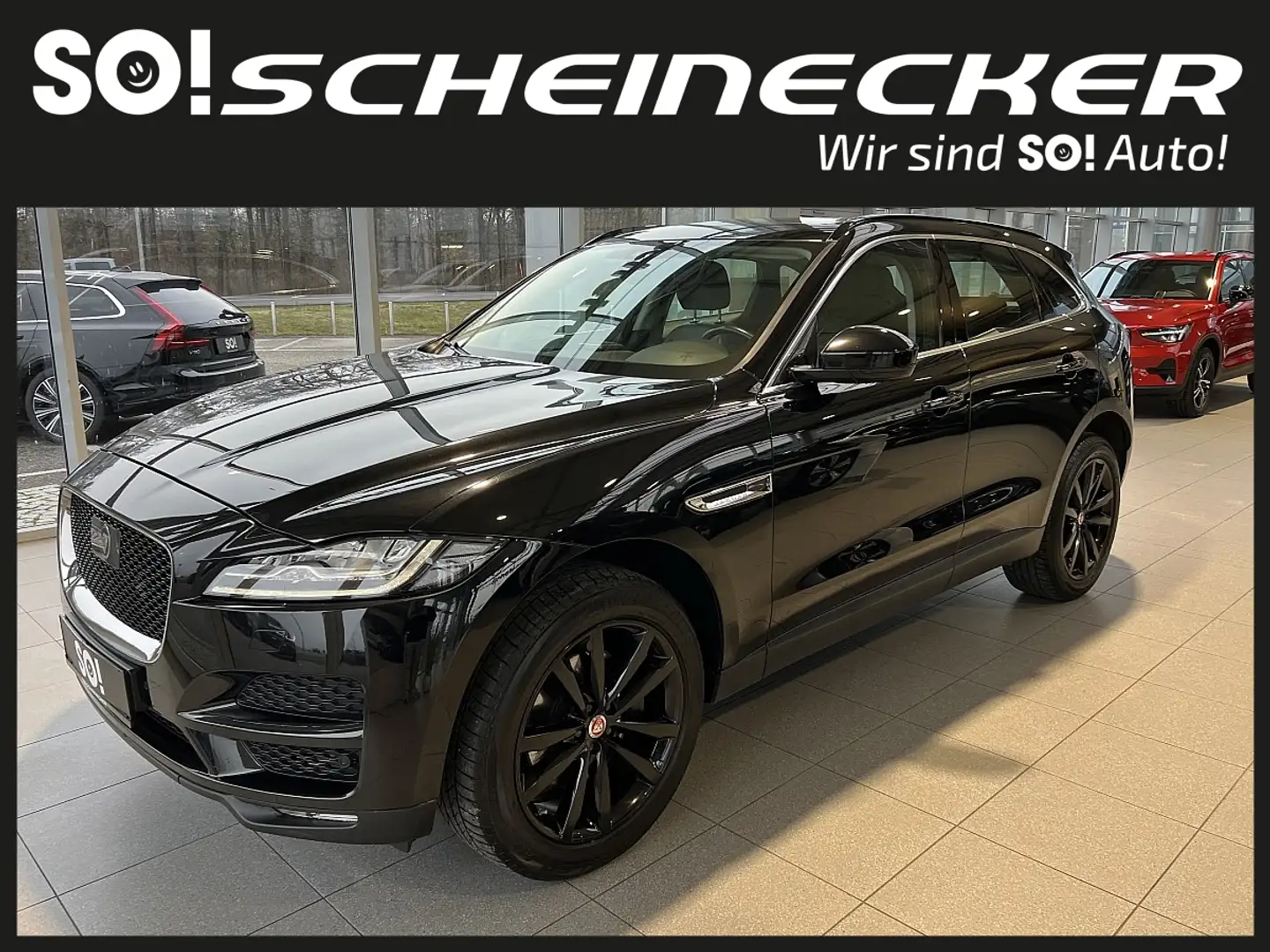 Jaguar F-Pace 30d AWD Portfolio Aut. Schwarz - 2
