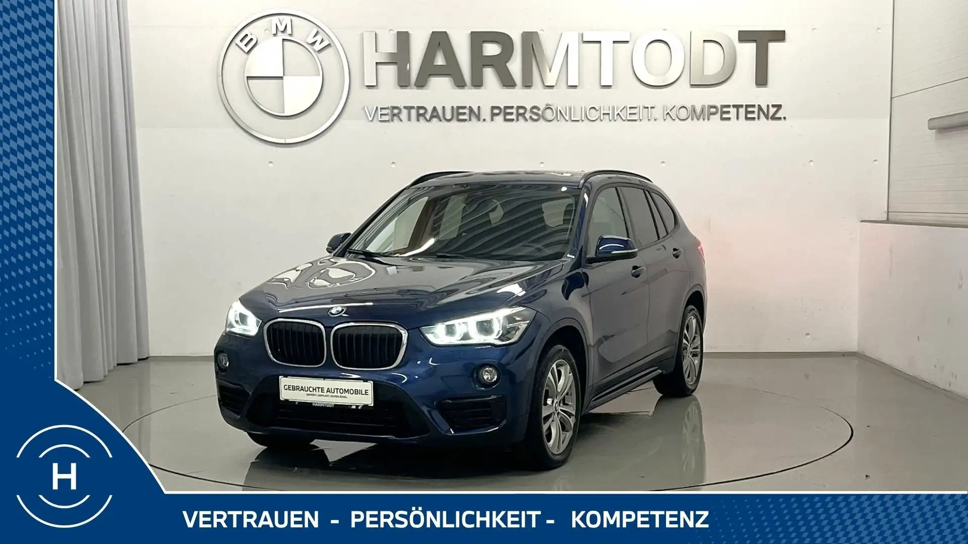 BMW X1 xDrive18d *Sport Line / LED / Navi / RFK / SHZ* Blau - 1